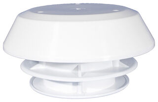 Knorz Mushroom Roof Vent for hose connection 80 mm, cut out 110mm, White