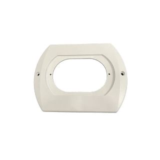 RV Safe Gas Alarm Mounting Panel Plate - White