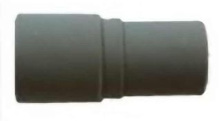 Grey 28mm Pipe To Convolute Hose Adapter
