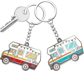 Metal Key Ring VAN LIFE Motorhome