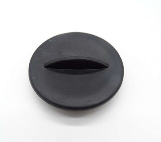 Black Rubber Sink Plug to Fit 1 1/4