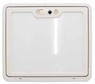 Thetford FD3 Flush Mount Toilet / Service Door, Complete with Bailey White GRP Panel