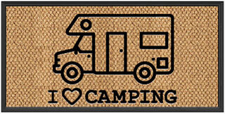 Arisol floor mat I LOVE CAMPING, Campervan