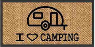 Arisol floor mat I LOVE CAMPING, Caravan