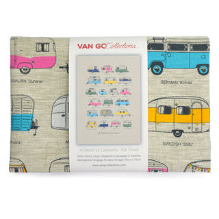 Van Go Collections Tea Towel, Iconic Collection, A World of Caravans