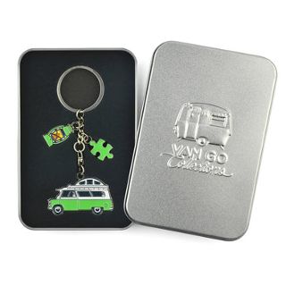 Van Go Collections Key Ring, The Camper Collection, Camper B, Mint Green