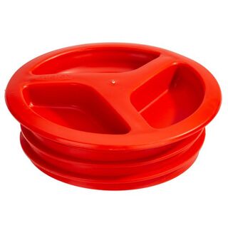 Fusion screw lid, red, 120mm diameter