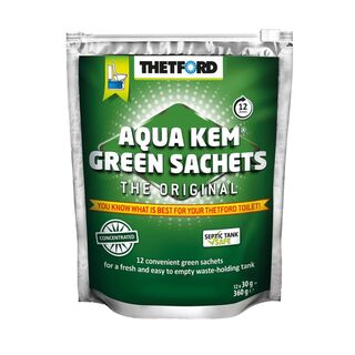 Thetford Aqua Kem Green Sachets, 12 Sachets