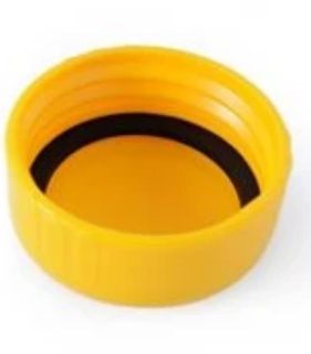 Thetford C200 screw cap with seal, yellow