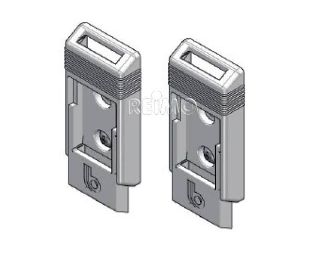 Dometic Prostor Awning Mounting bracket for legs, grey plastic