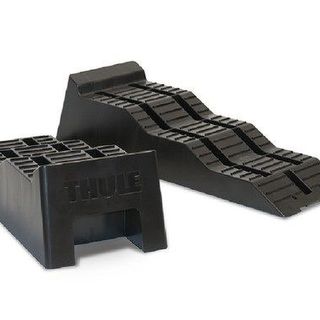 THULE leveller blocks, set of two, black, with storage bag, 5 t